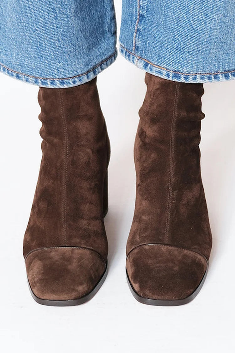 Marga™ | Suede Elegance Ankle Boots