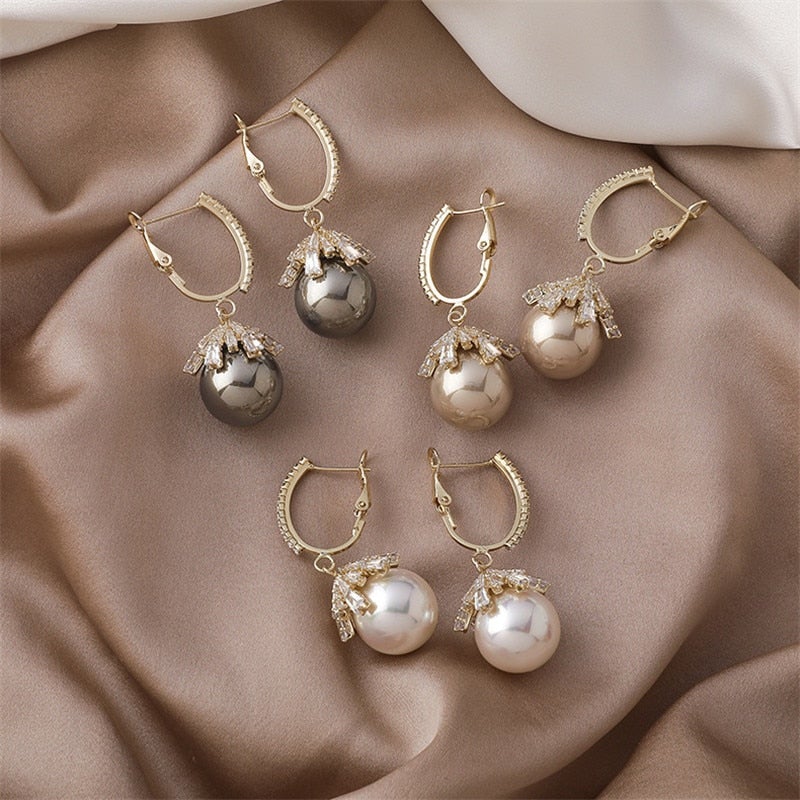 Pendientes de perla Malia