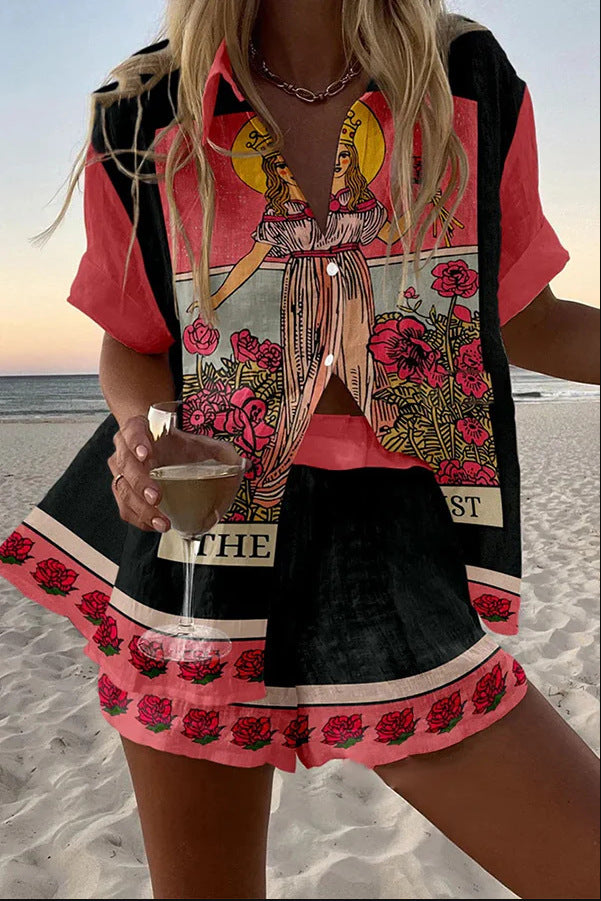 Yseline™ | Short Beach Set in Virgin Pink