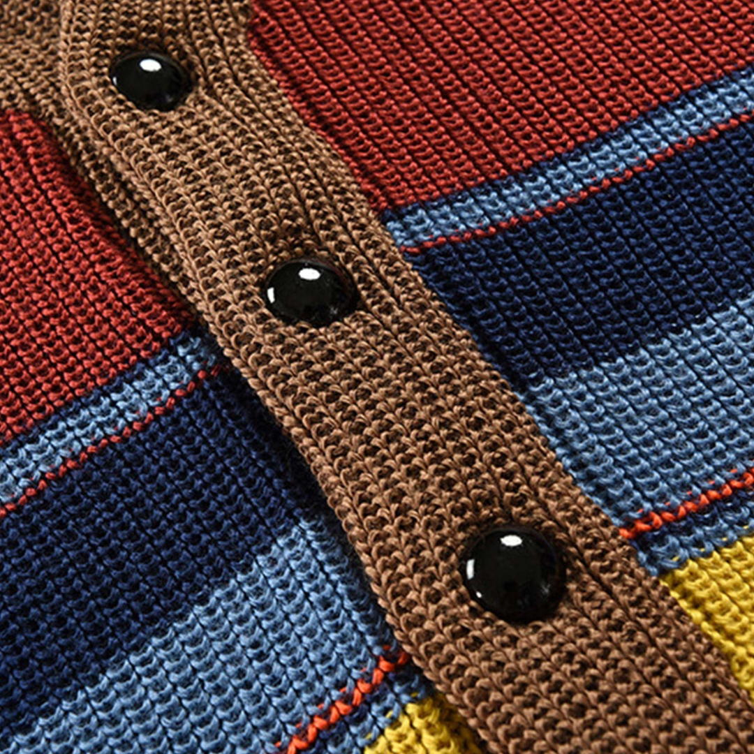 Brayden™ - Tejido de punto clásico con bloques de colores