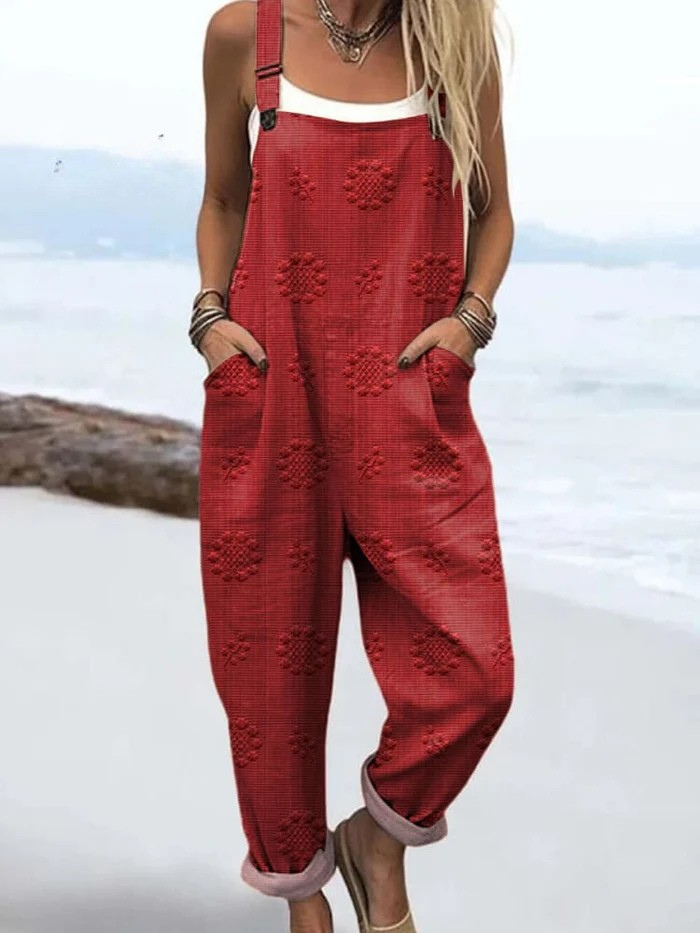 Vintage Floral | Wide Leg Jumpsuit
