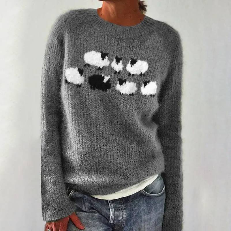 Poe™ - Cozy Retro Sweater