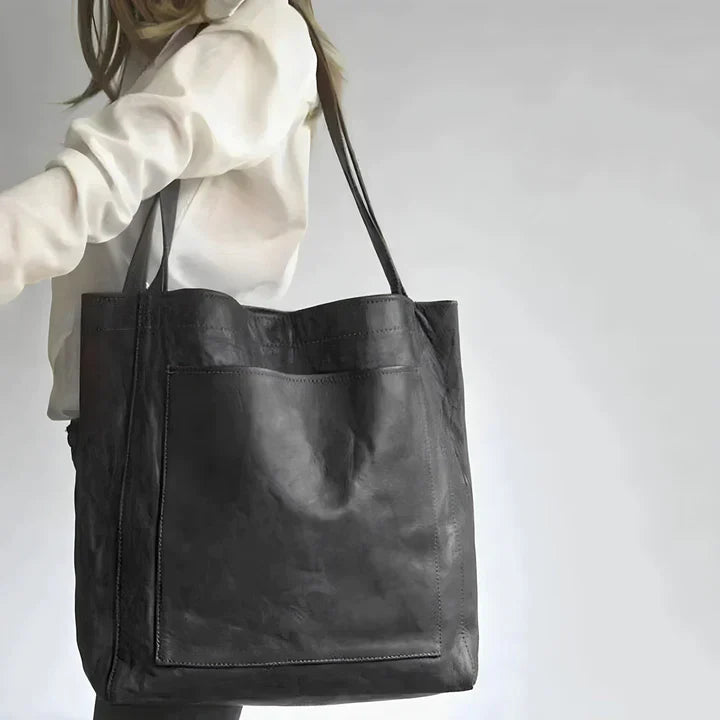 Elysia - Classic Leather Tote