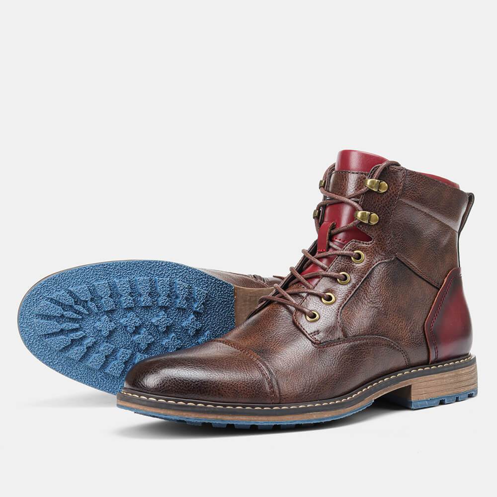 Miles - Classic Leather Oxford Boots
