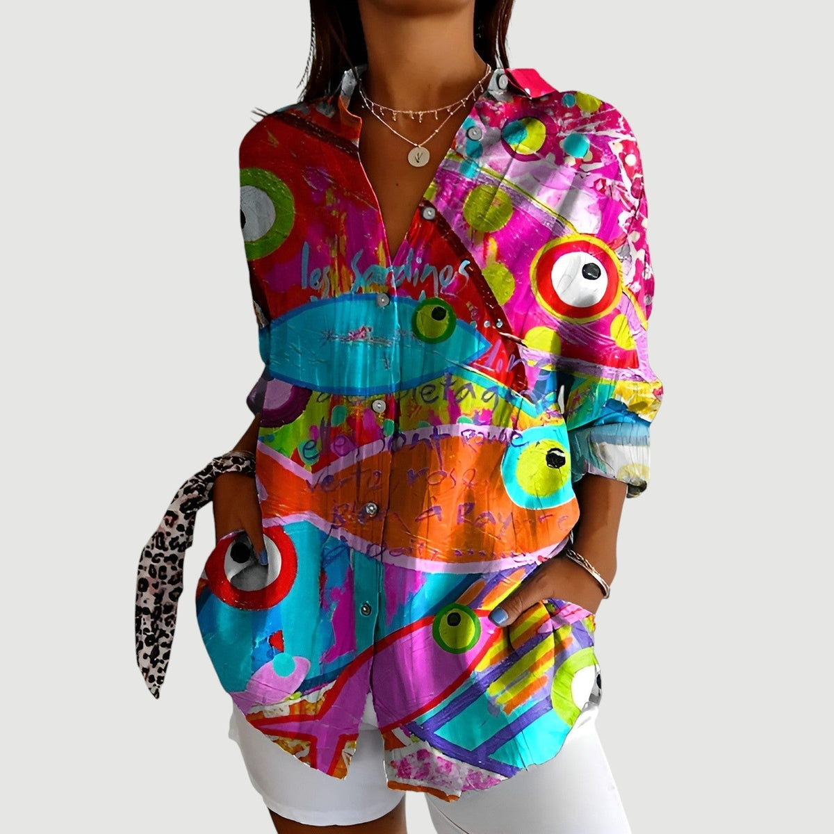 Karla™ | Blusa Artística Bloom