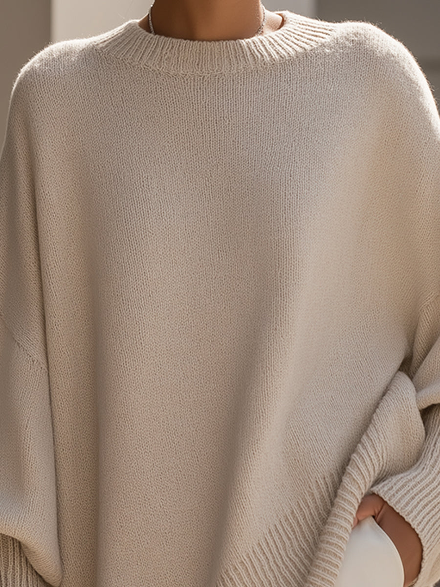 Ava – Effortless Elegance Oversized Poncho