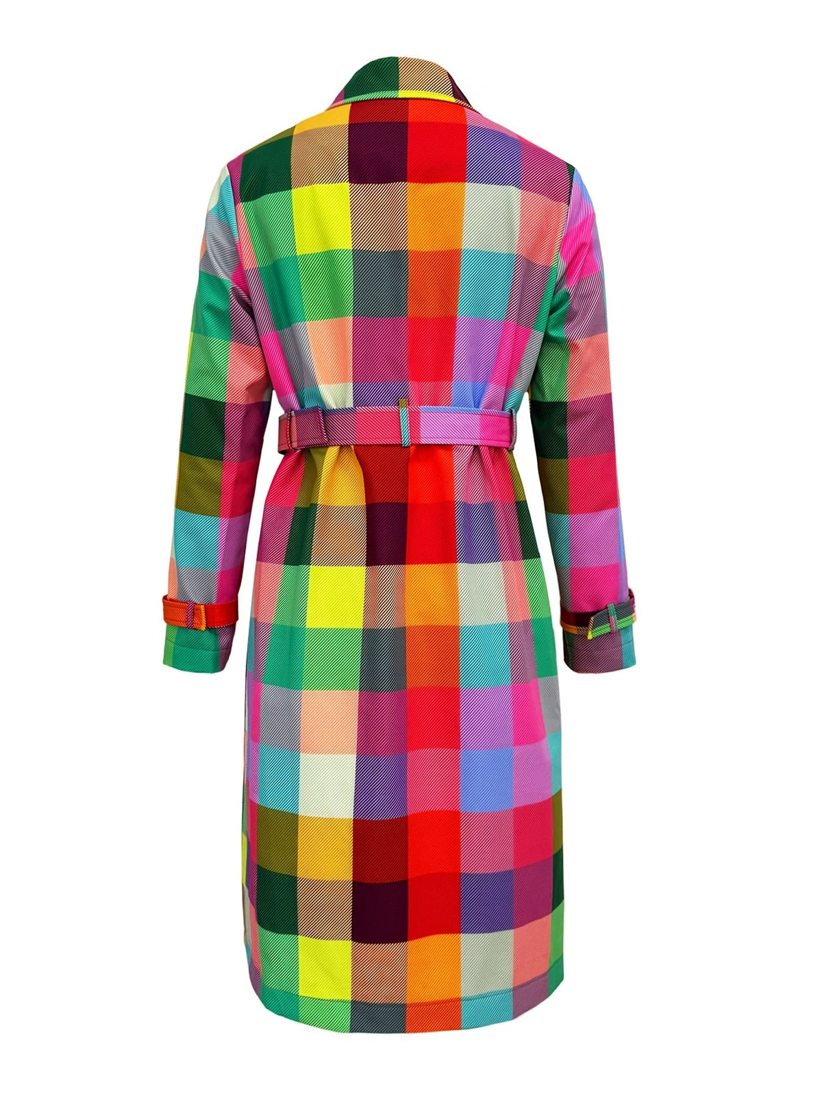 Grace –Colorful Plaid Coat