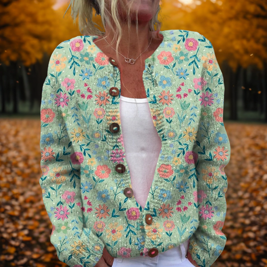 Aleah | Floral Design Cardigan
