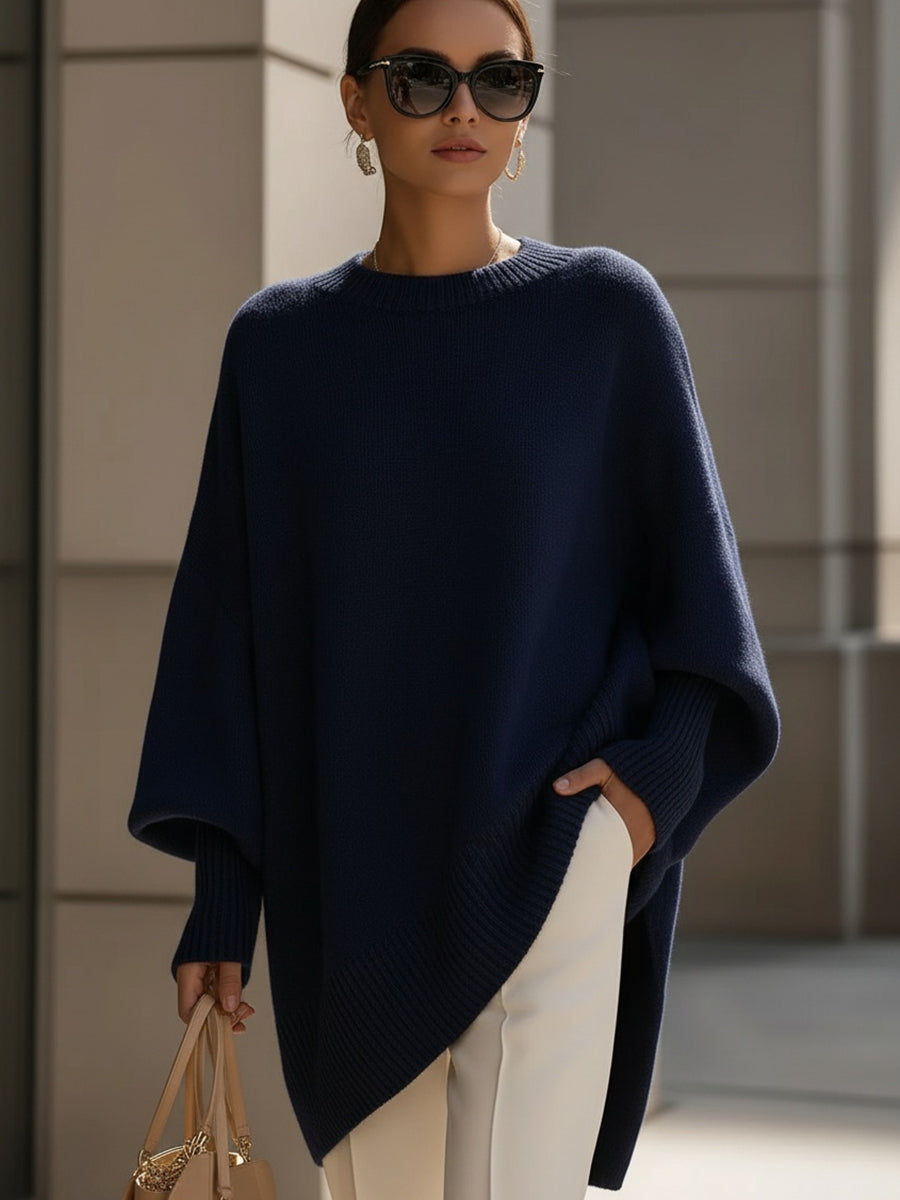 Ava – Effortless Elegance Oversized Poncho
