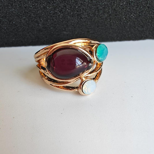 Vintage Ring with Blue Moonstone