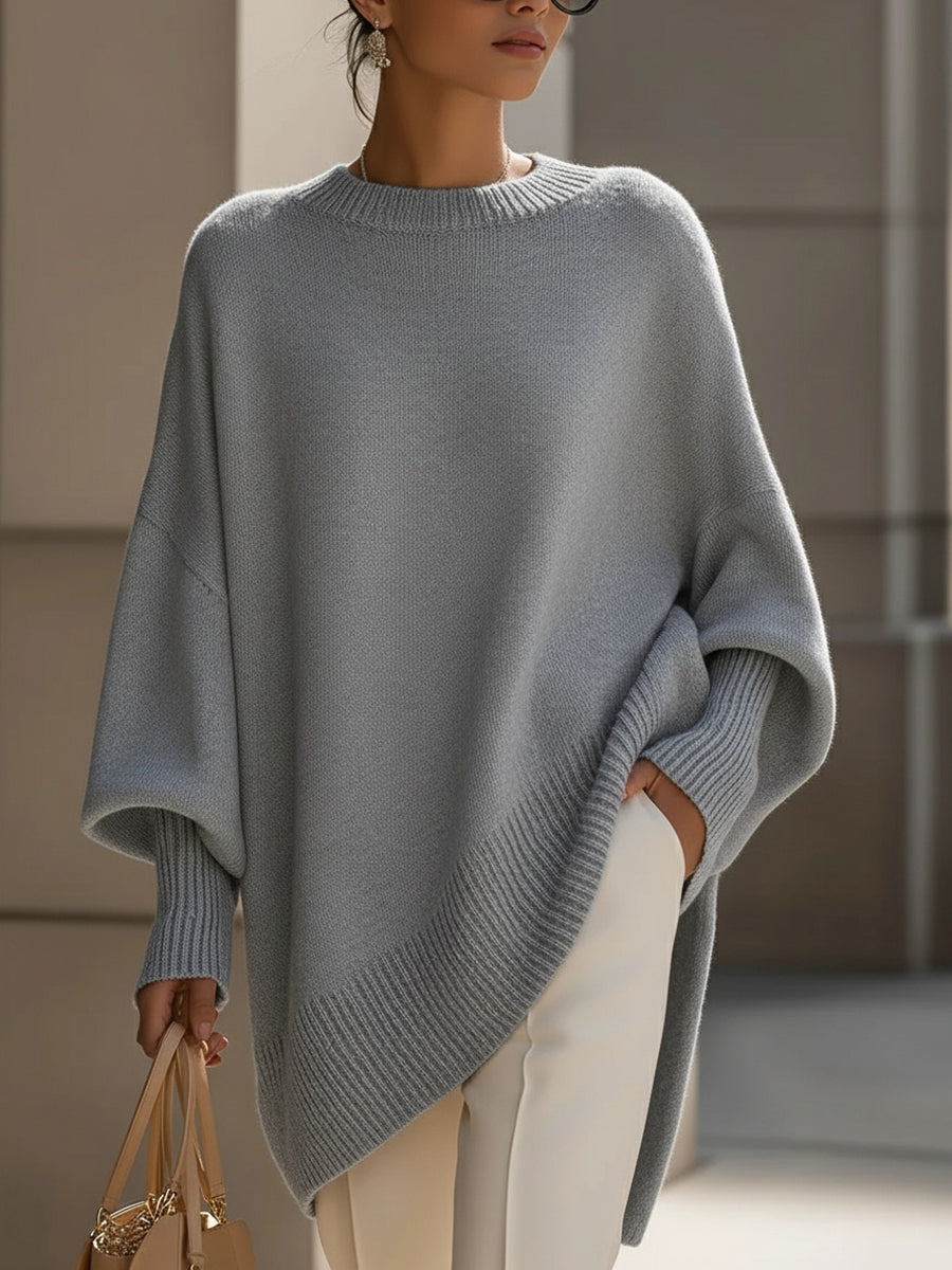 Ava – Effortless Elegance Oversized Poncho