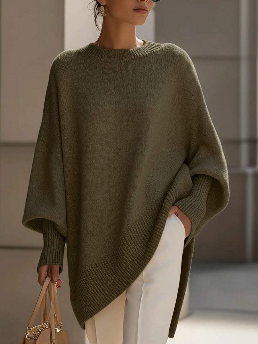 Ava – Effortless Elegance Oversized Poncho