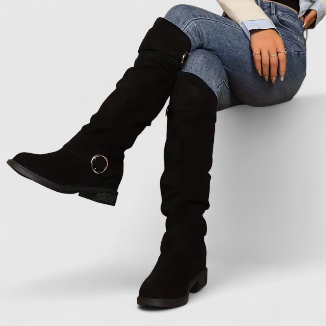 Aura | Gentle Elegance Knee High Boots