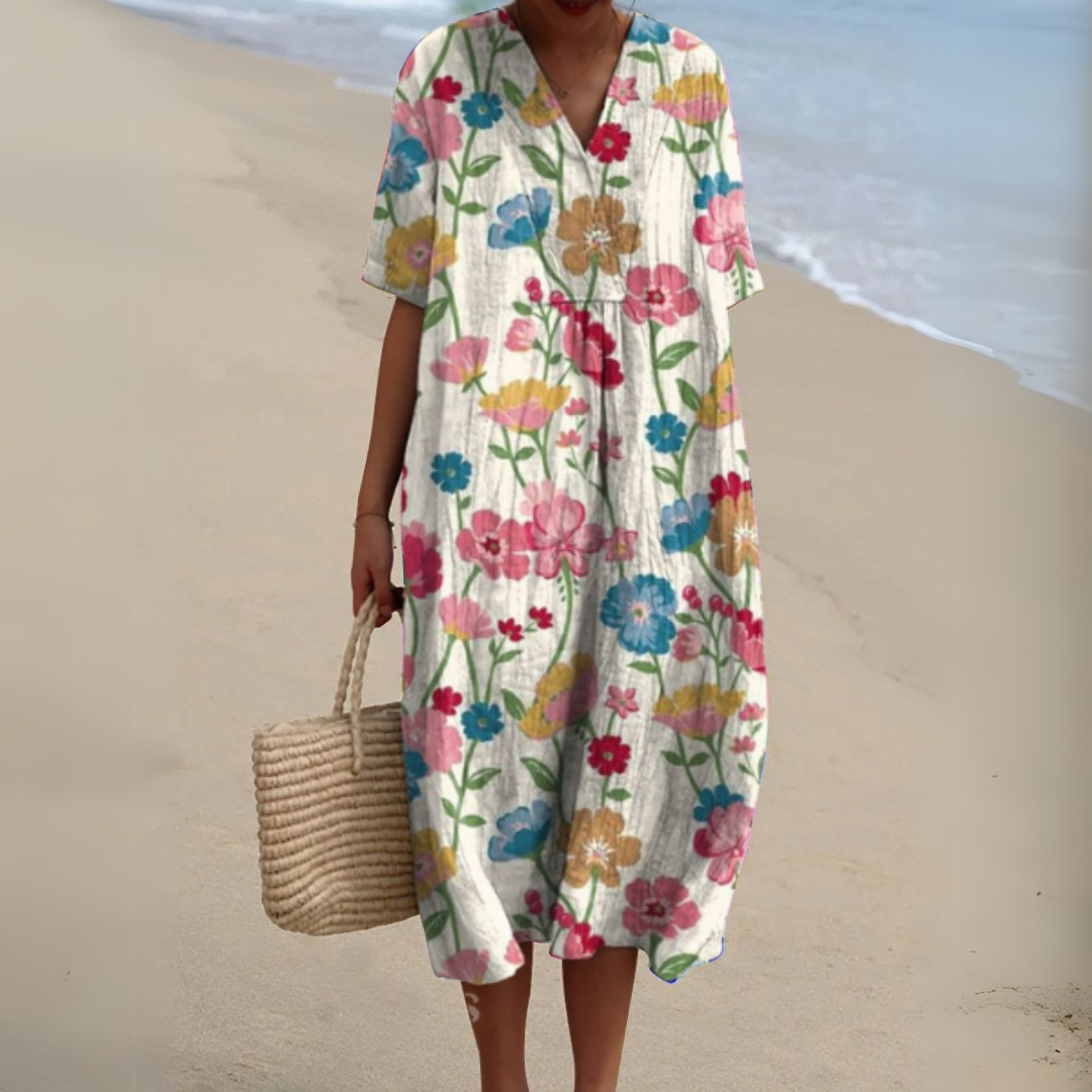Audrey - Elegant Floral Dress
