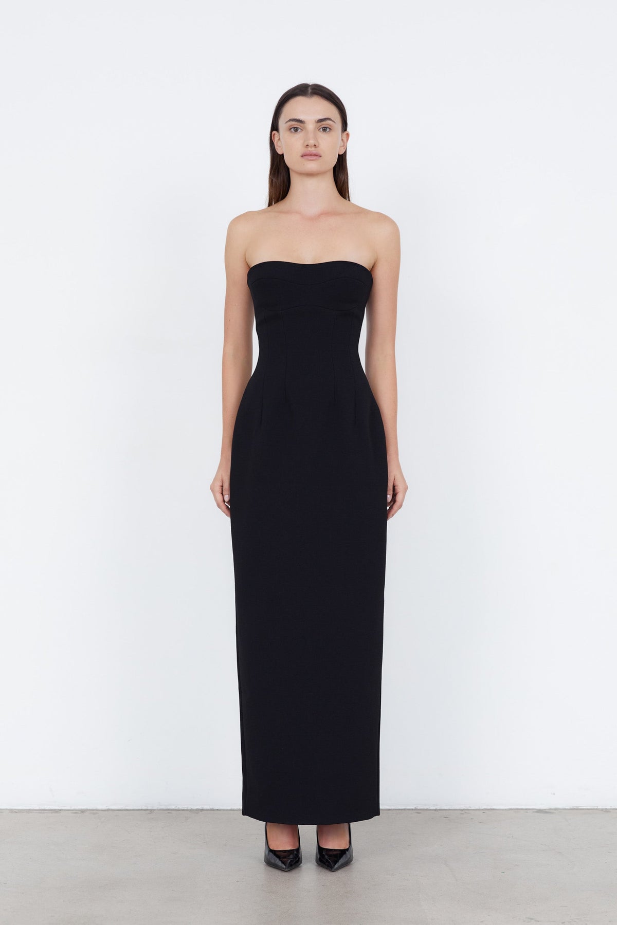 Coriva™ | Vestido largo sin tirantes 