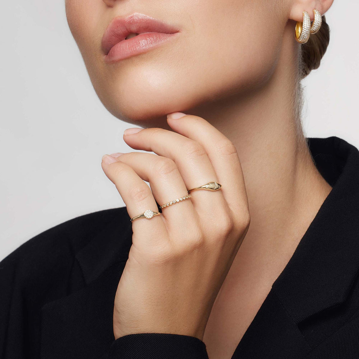 Dome Diamond Ring