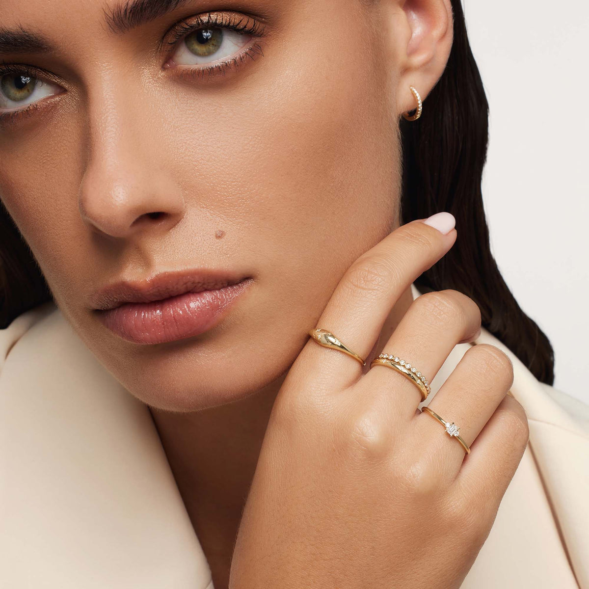 Dome Diamond Ring