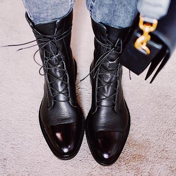 Scarlett™ - Elegantes botines de piel