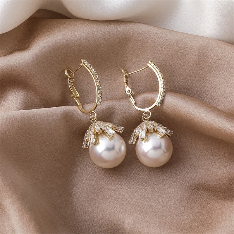 Pendientes de perla Malia