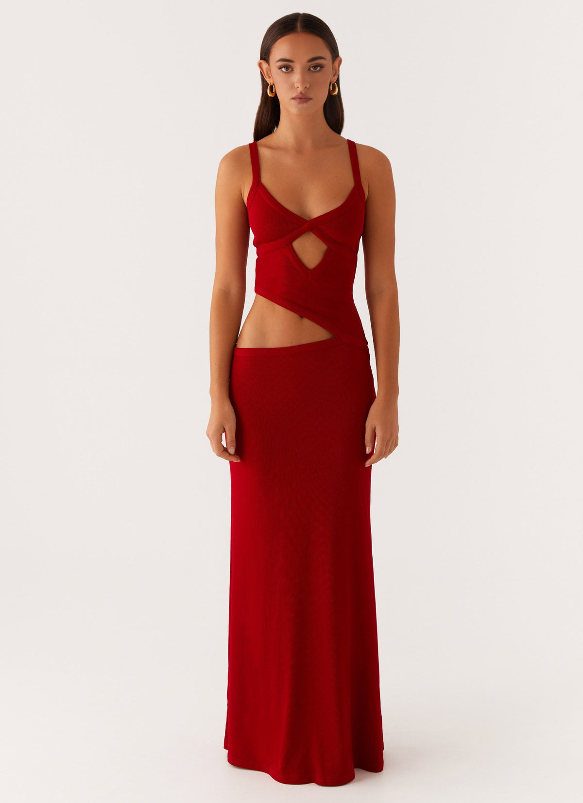 Veltrixon™ | Knit Cut-Out Dress