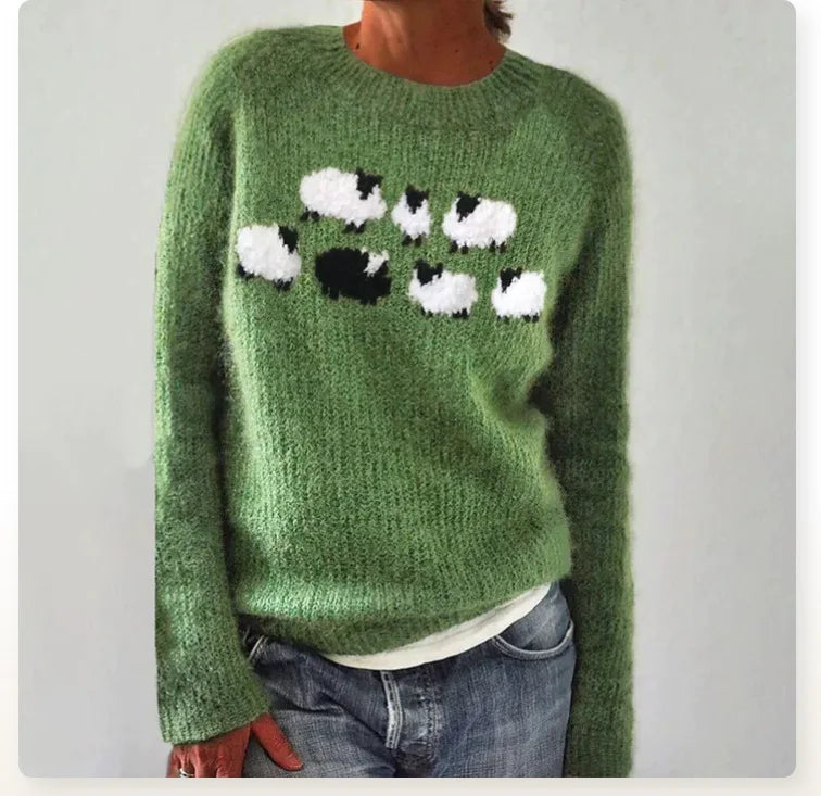 Poe™ - Cozy Retro Sweater