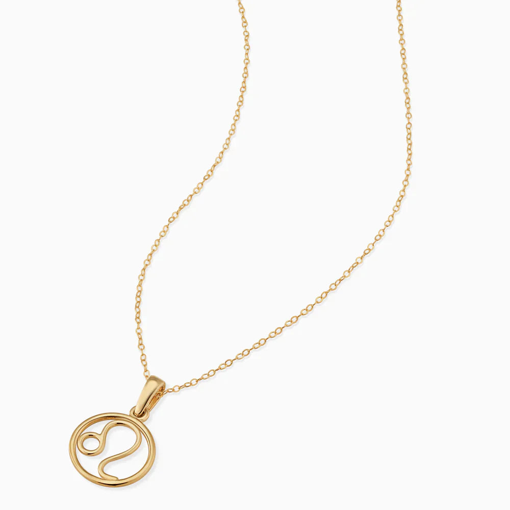 Necklace with zodiac sign