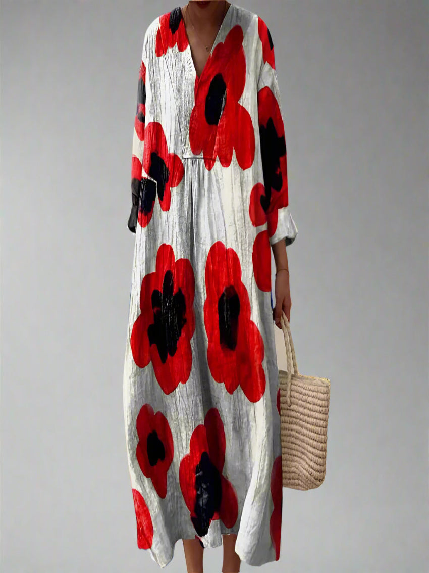 Dina | Elegant Abstract Dress