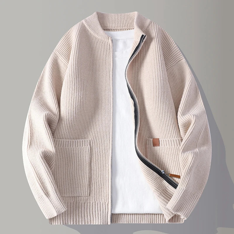 Liam RIB KNIT JACKET