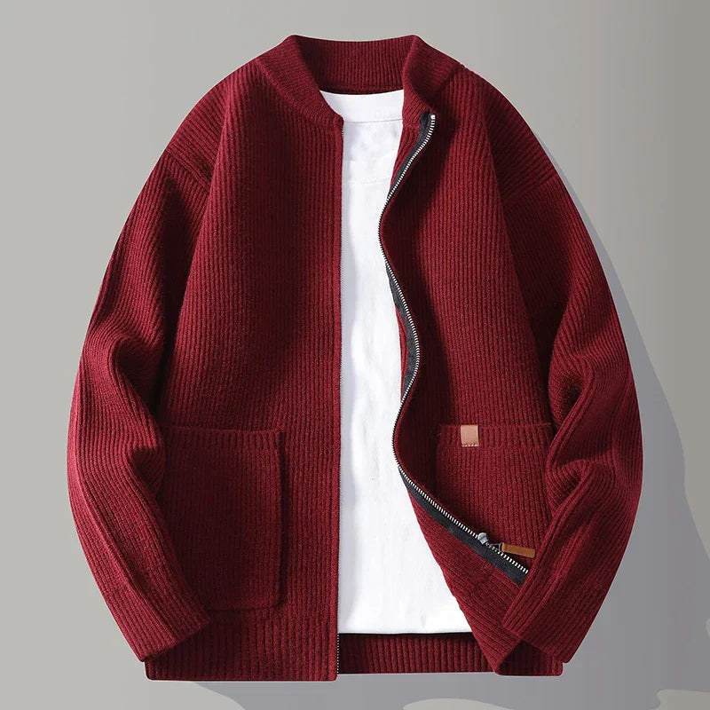 Liam RIB KNIT JACKET