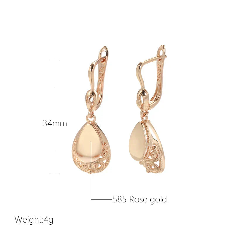 Pendientes colgantes de merle 