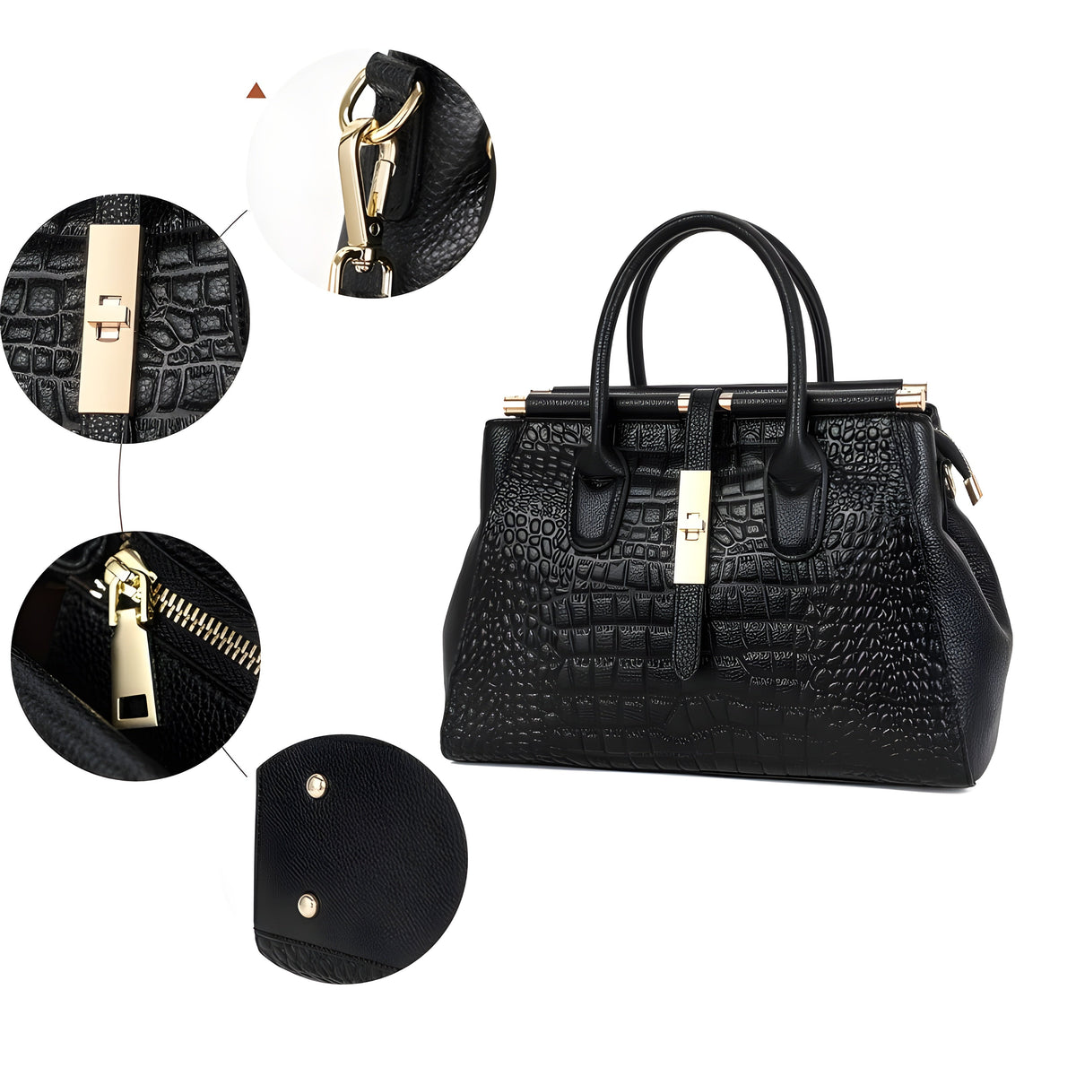 Bolso de mano Elysian Croc