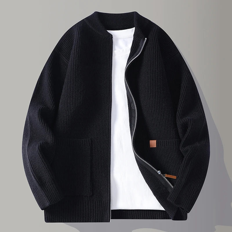 Liam RIB KNIT JACKET