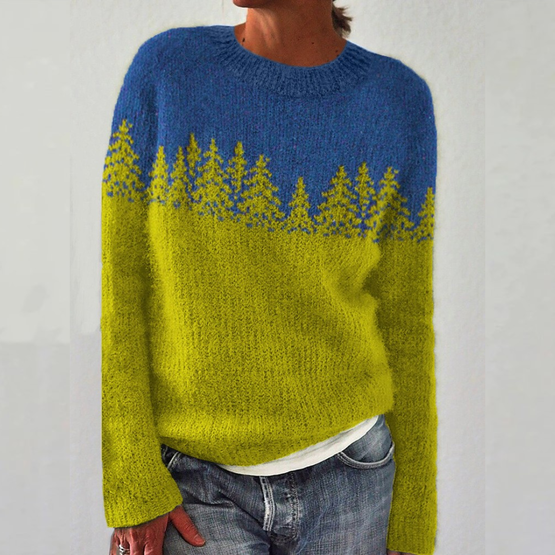 Sina™ - Cozy Retro Sweater