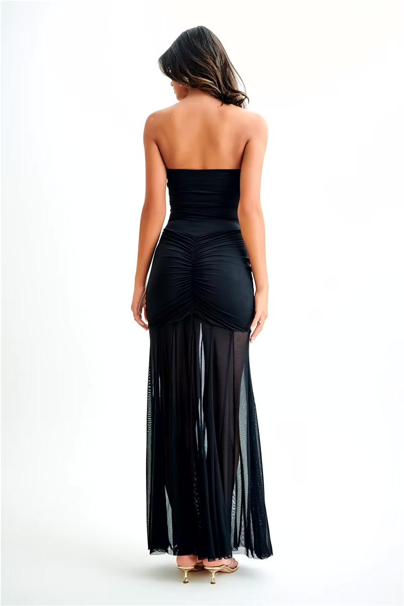 Celeste™ | Lush Drape Maxi Dress