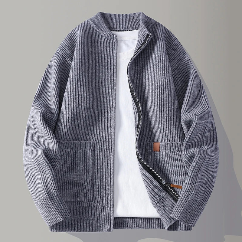 Liam RIB KNIT JACKET