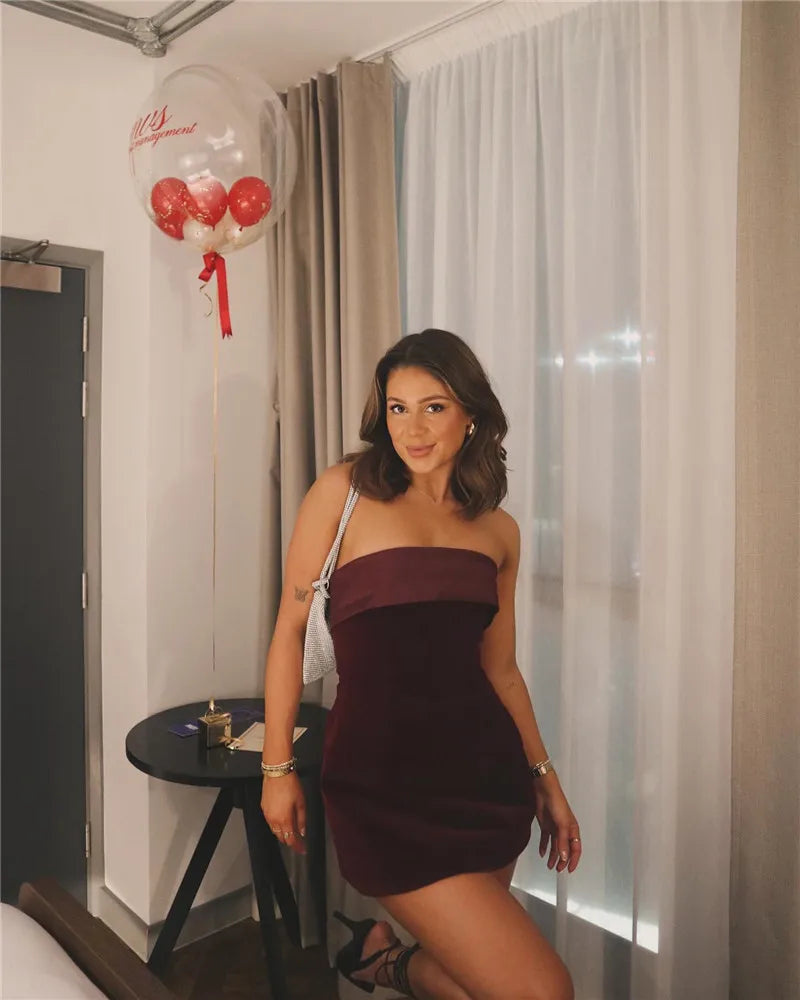 Feminova™ | Off Shoulder Mini Dress