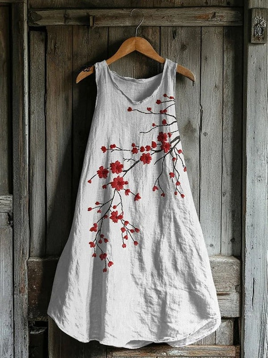 Hazel Cherry Blossom Strap Dress
