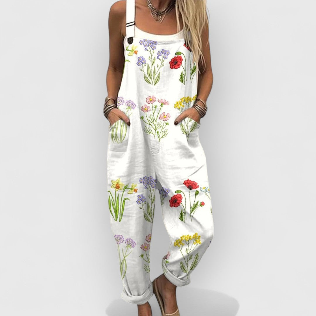 Belinda | Vintage Floral Jumpsuit