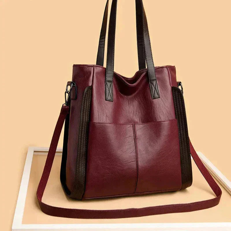 Veloura™ | Annelin Classic Vegan Leather Bag