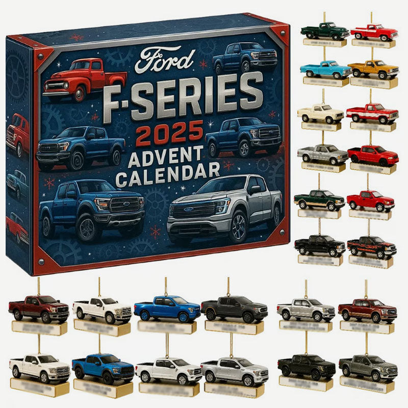 Truck Pickup Advent Calendar 2025