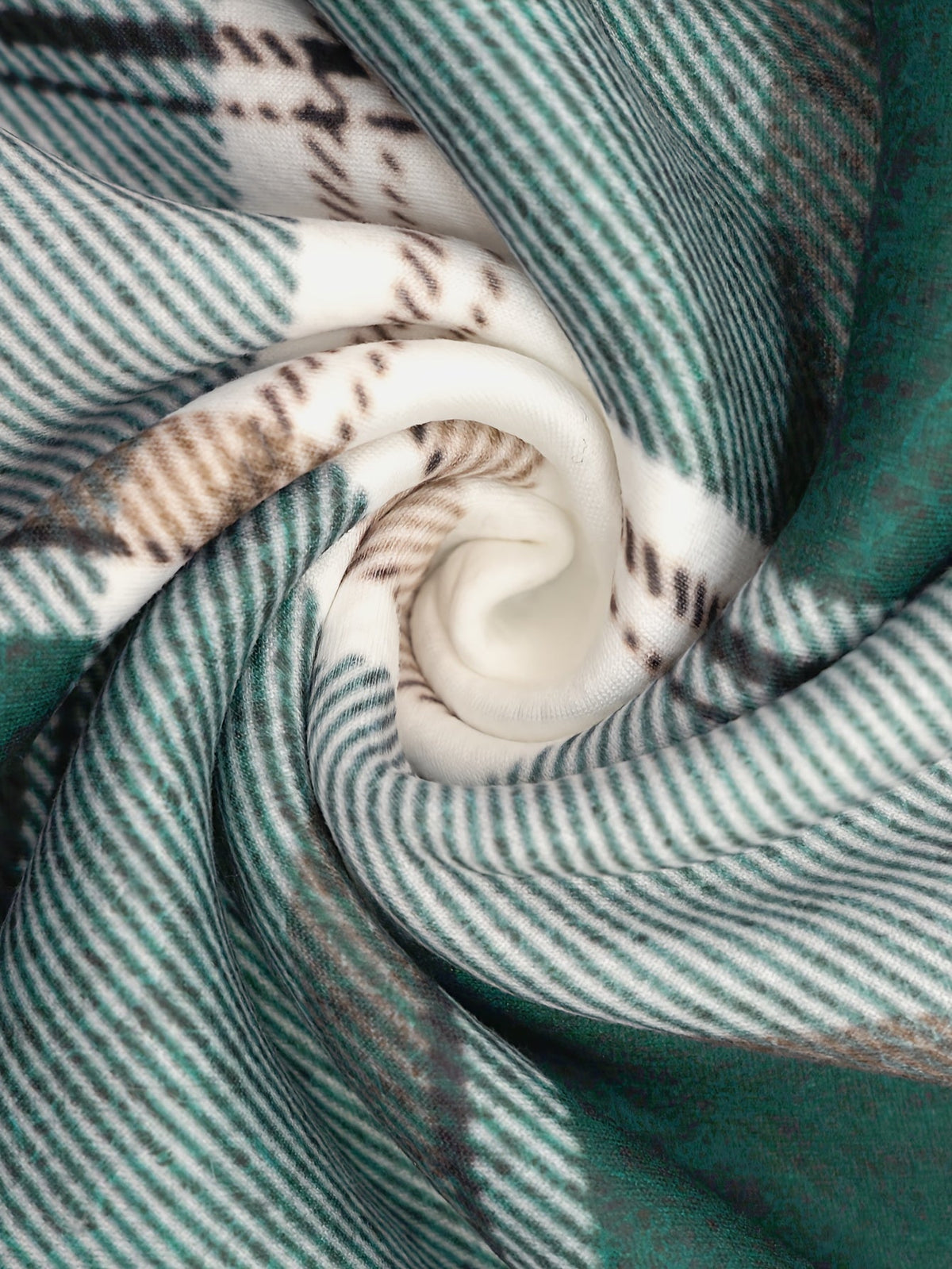 Emma – Green Plaid Coat