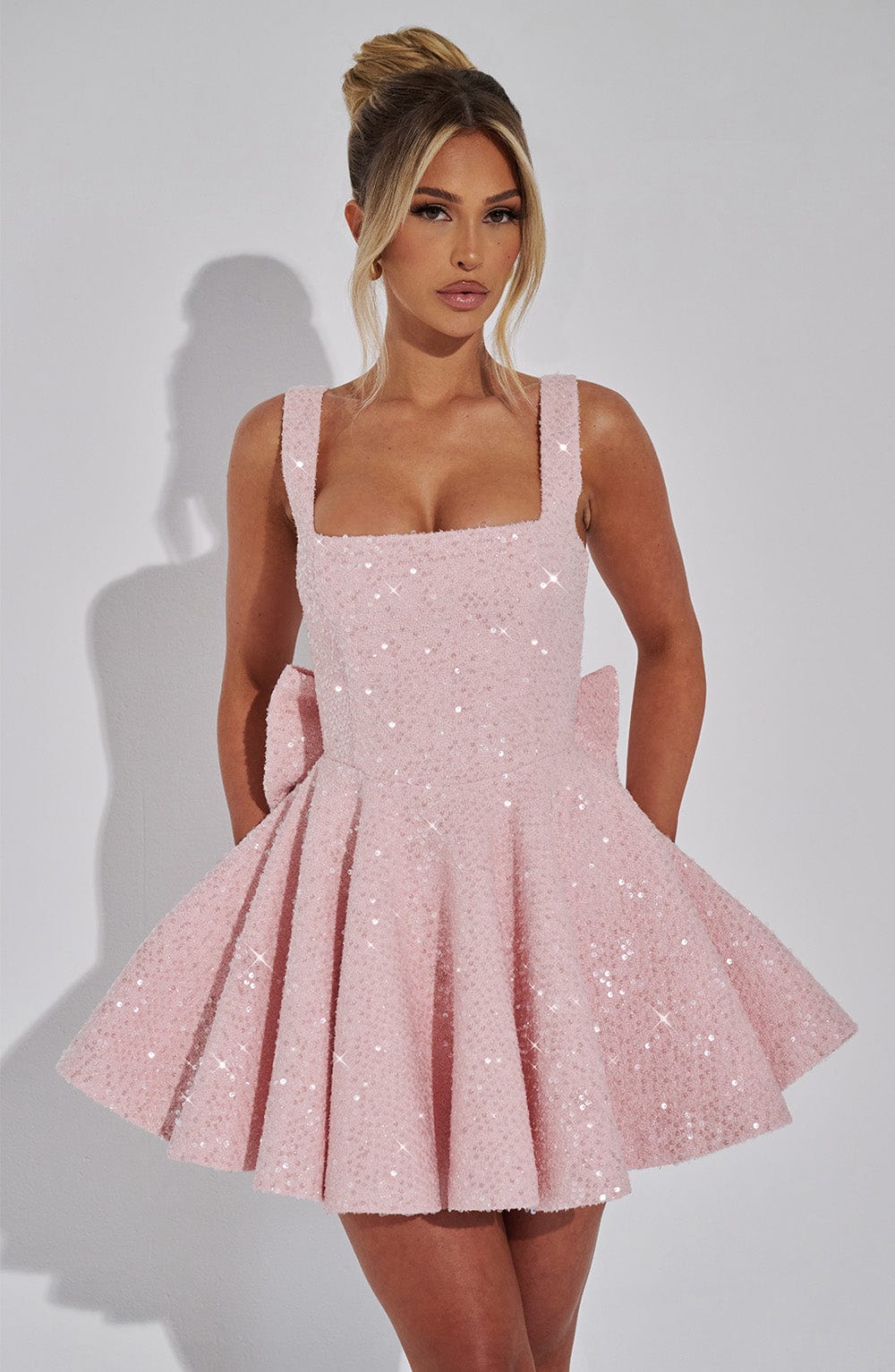 Violetta™ | Bow Tie Mini Dress