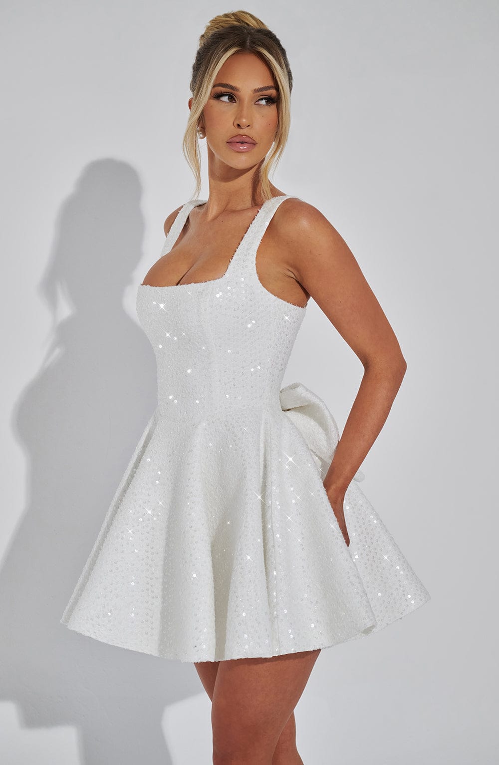 Violetta™ | Bow Tie Mini Dress