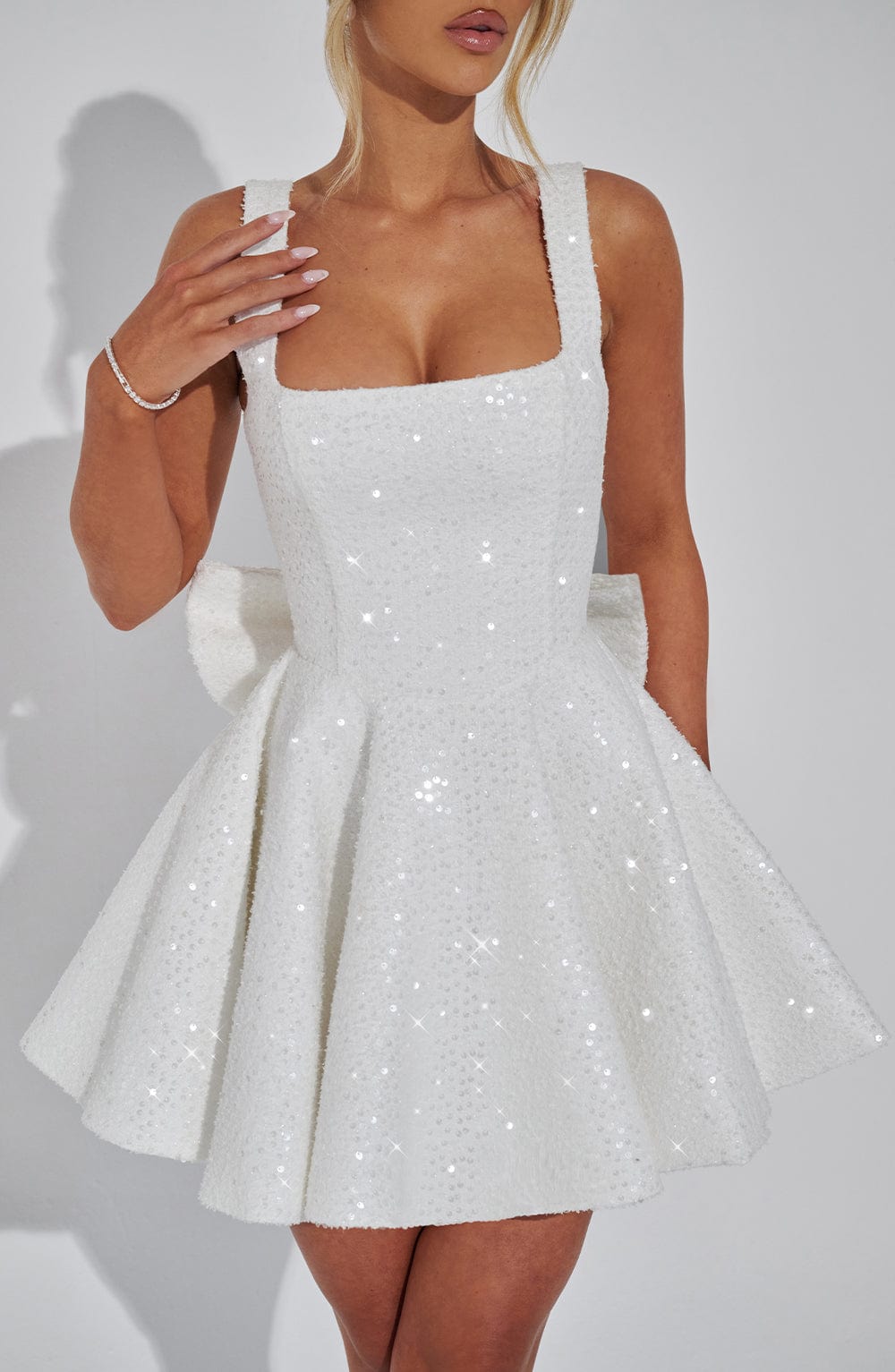 Violetta™ | Bow Tie Mini Dress