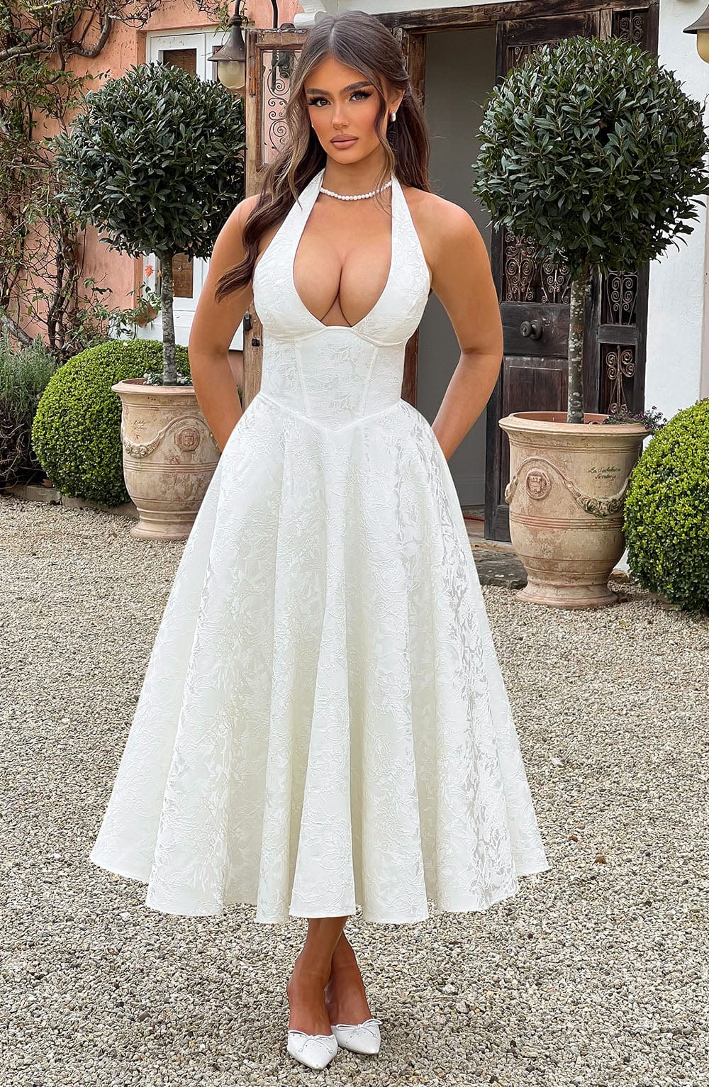 Celestia™ | Romantic Midi Dress