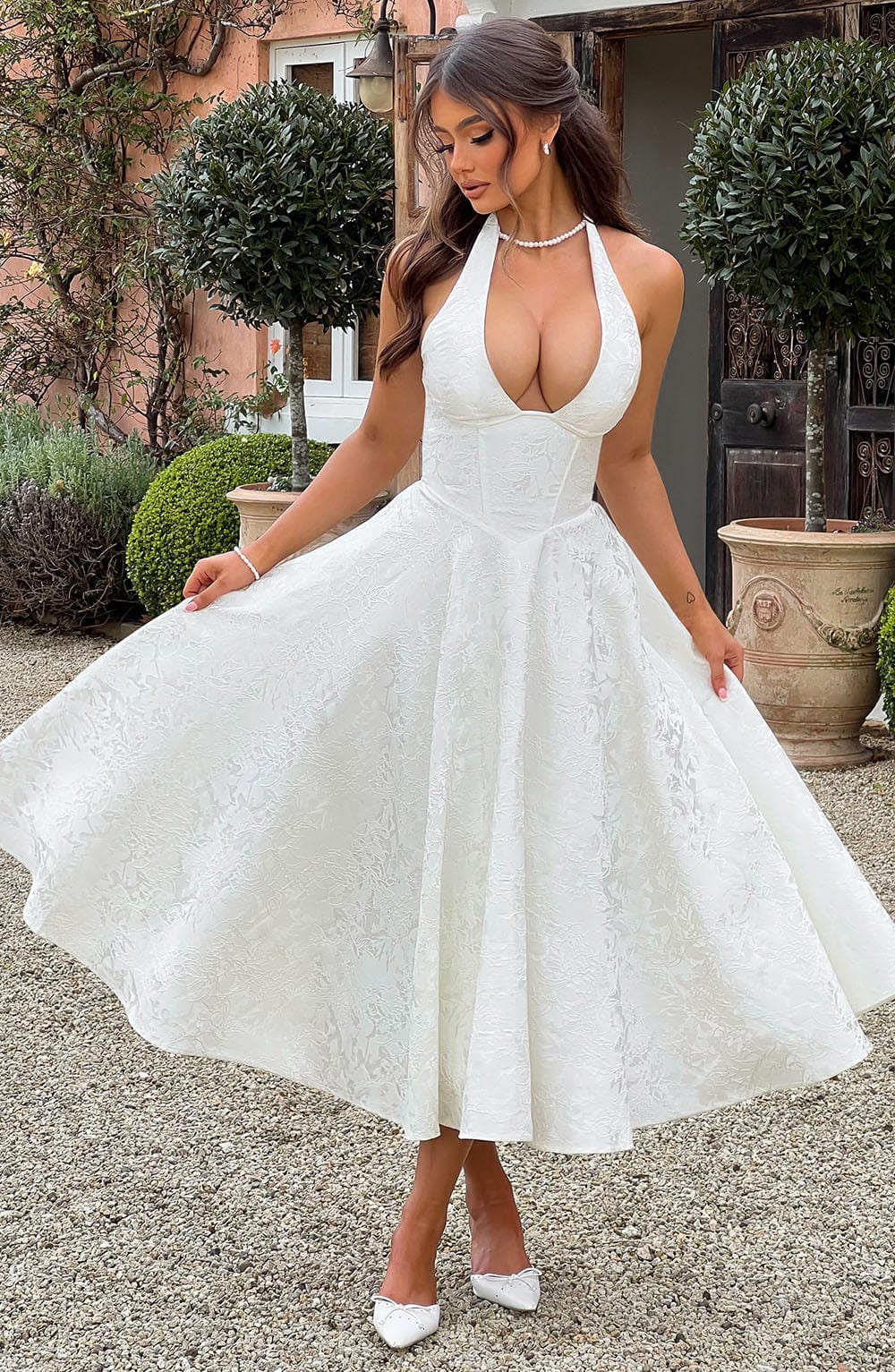 Celestia™ | Romantic Midi Dress