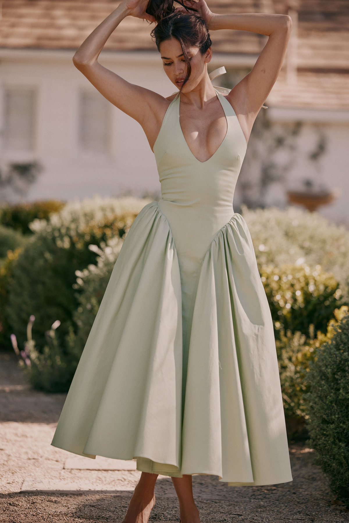 Zinnia™ | Ruched Midi Dress