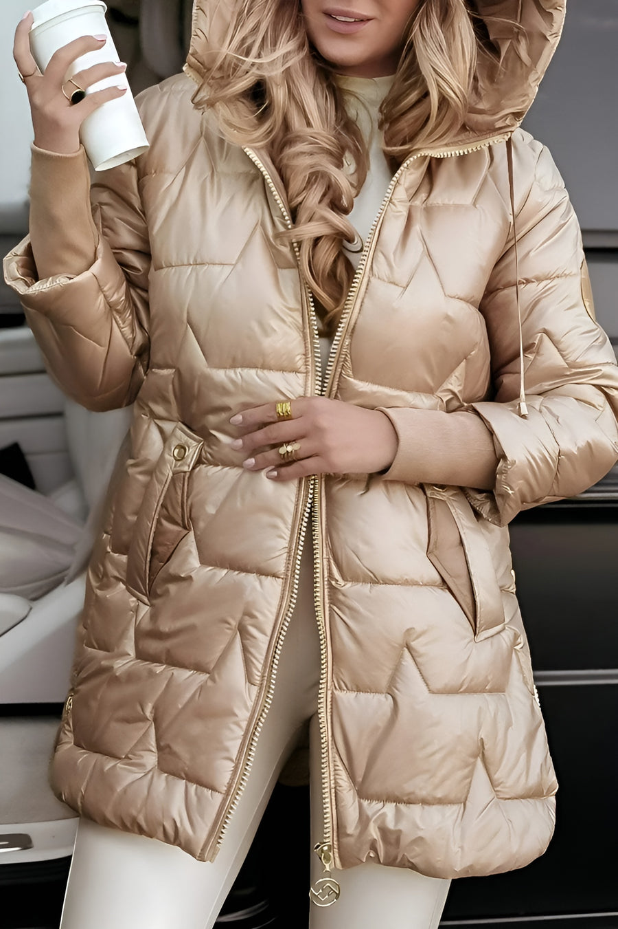 Aurelia | Elegante abrigo con capucha