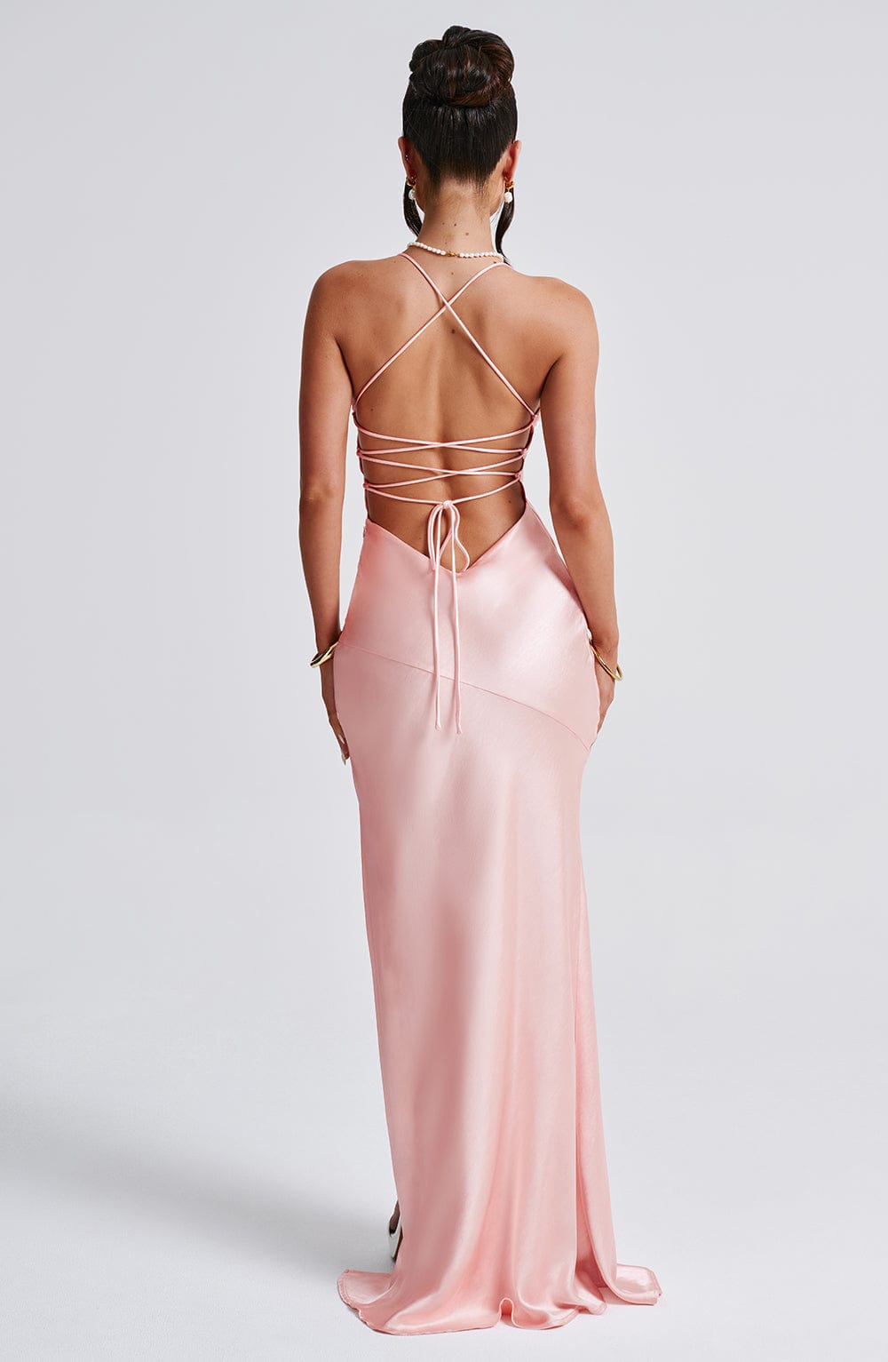 Meliva™ | High Split Maxi Dress