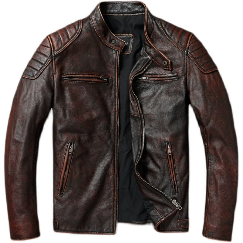 Chaqueta de cuero vintage